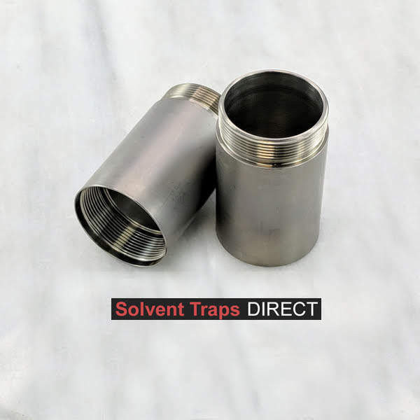 Titanium D Cell Solvent Tube Extensions - Solvent Traps Direct