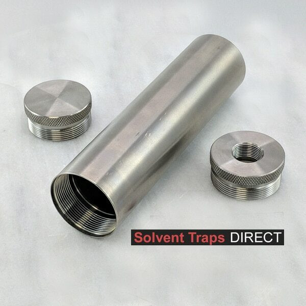 D-Cell Titanium Solvent Trap Kit 6 in - 5/8x24 Thread Protector