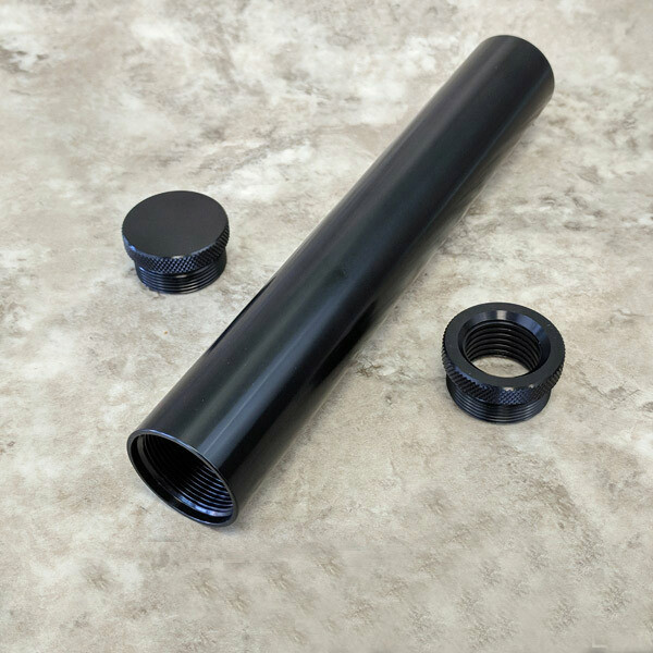 C-Cell Aluminum Solvent Trap Kit 8 inch with Quick Attach Adapter