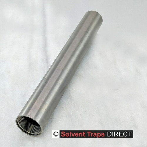 B Cell, Titanium, Solvent Trap, 10 inch Tube, 9.6", Ti
