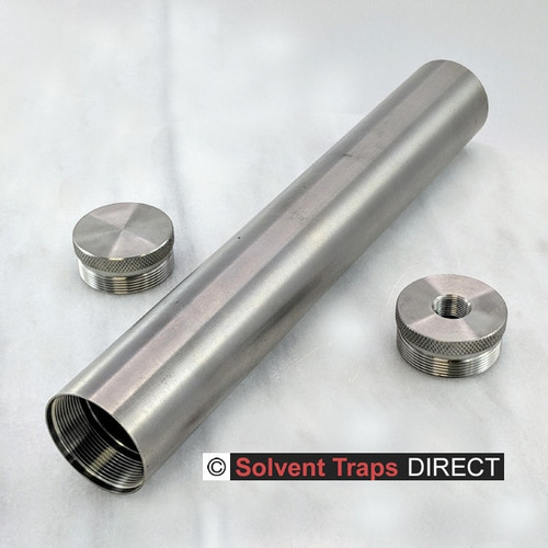 D-Cell Titanium Solvent Trap 10 in Kit - 5/8x24 Thread Protector 
ST_D-Cell_10in_Kit_Ti_EC_TP_5-8x24_UF