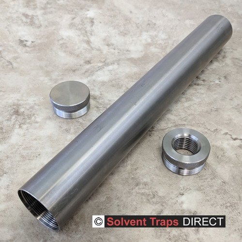 D-Cell Titanium Solvent Trap 12 in Kit with QAA Unfinished
ST_D-Cell_12in_Kit_Ti_EC_TP_QAA_UF