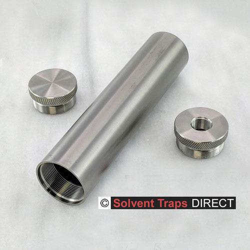 D-Cell Titanium Solvent Trap Kit 8 in - 5/8x24 Thread Protector ...