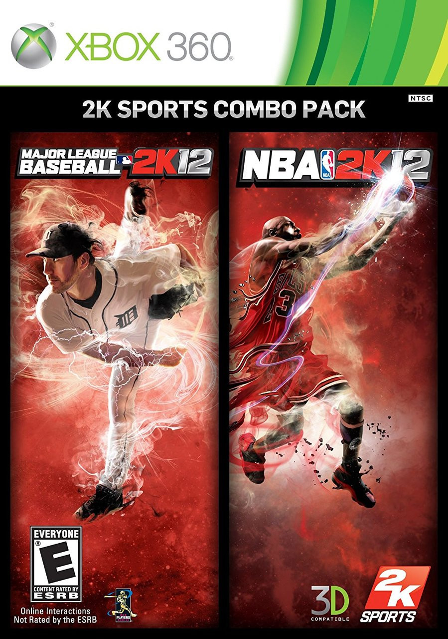 MLB 2K12 NBA 2K12 COMBO PACK - XBOX 360