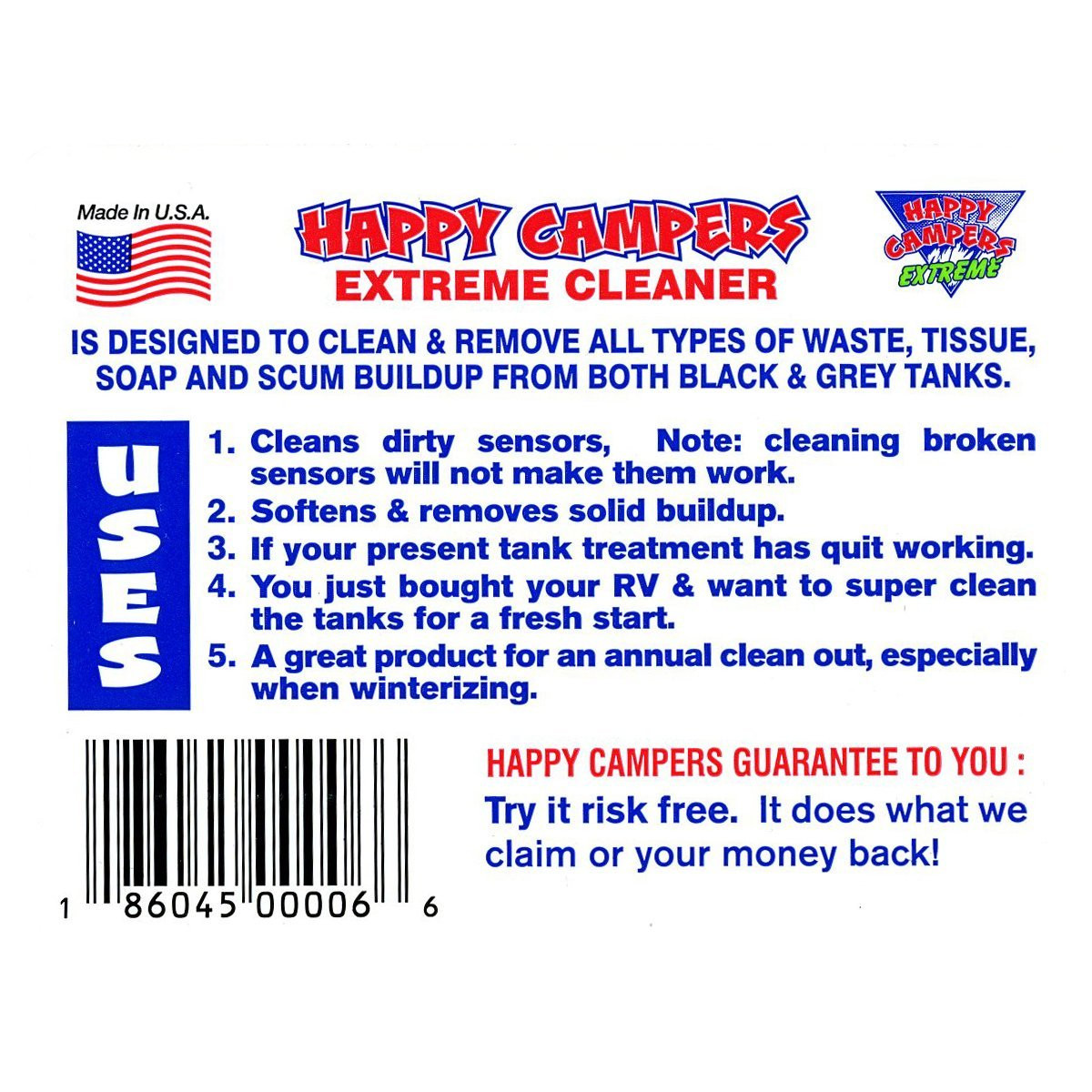 Happy Campers Extreme Cleaner for Holding Tanks