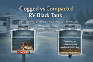 RV Black Tank Clog vs Compacted Tank: Why the Fix Isn’t the Same