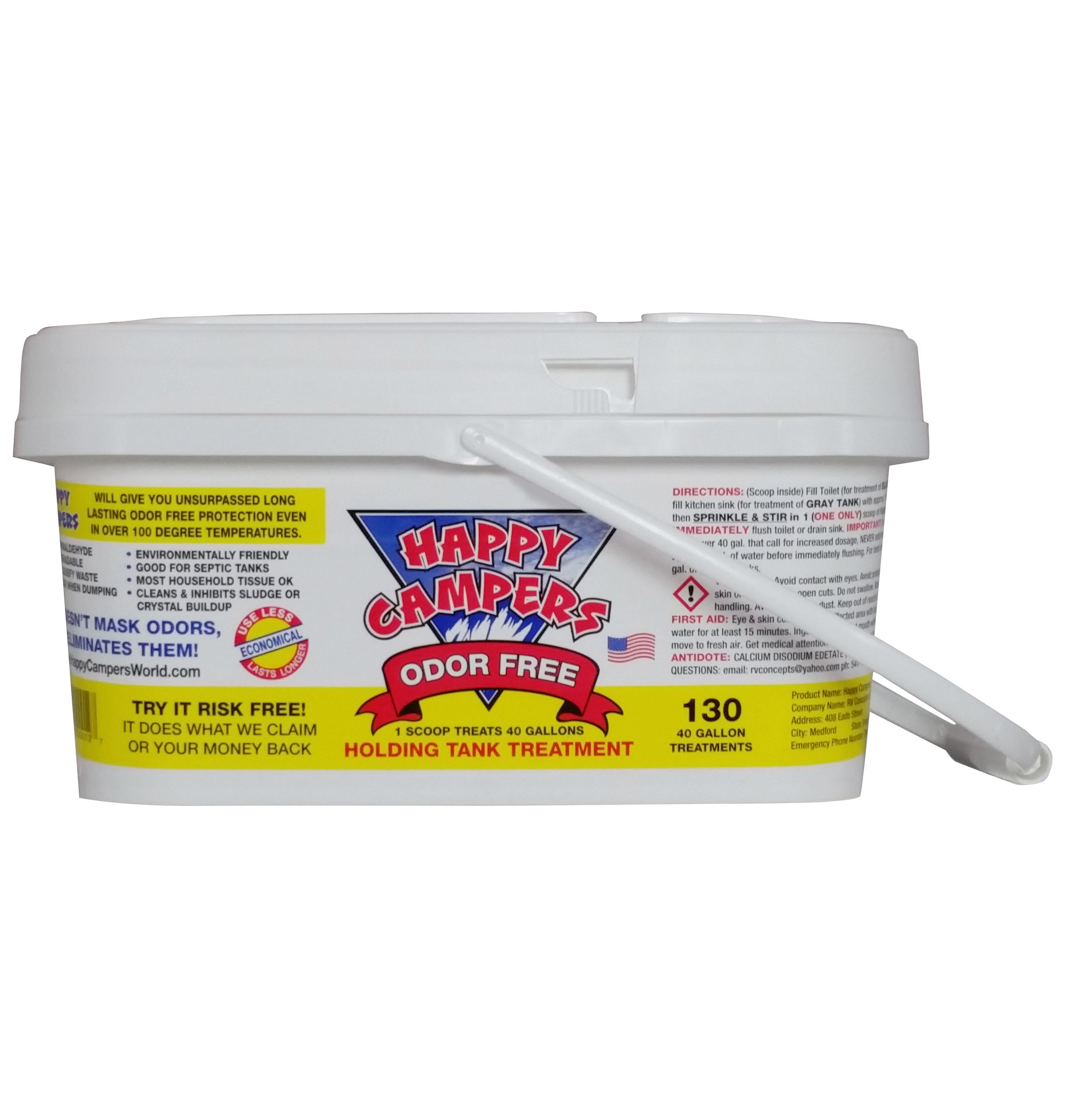 HAPPY CAMPERS RV Holding Tank Treatment