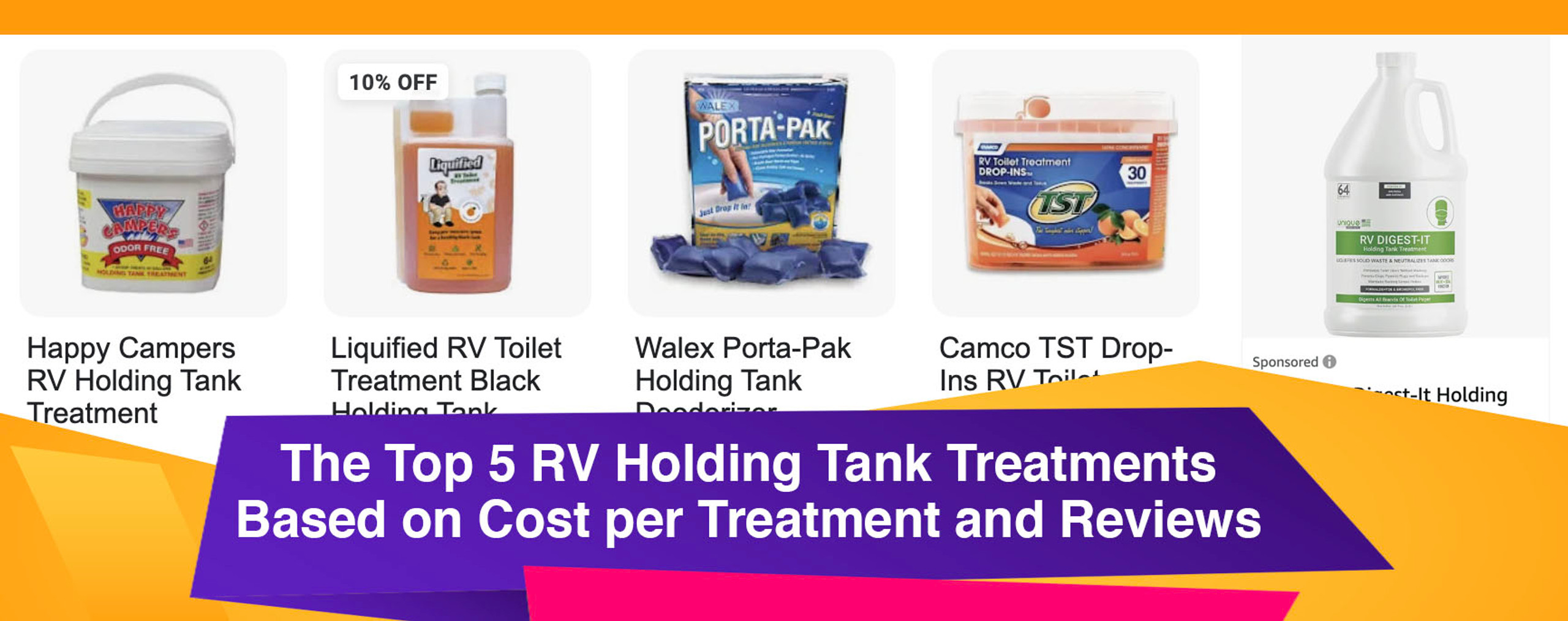 Top RV Holding Tank Treatments Compared