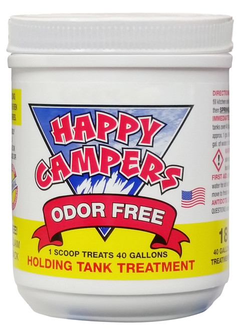Happy Campers RV holding tank treatment 18 treatments for odor and buildup control