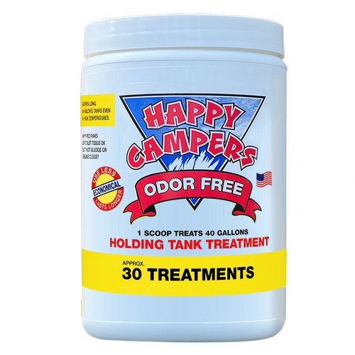 Happy Campers RV holding tank treatment 30 treatments for odor and buildup control