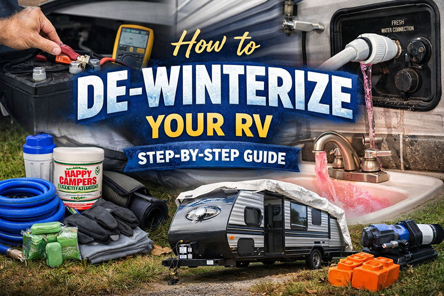 How to De-Winterize Your RV: Step-by-Step Spring Startup Guide - HAPPY ...