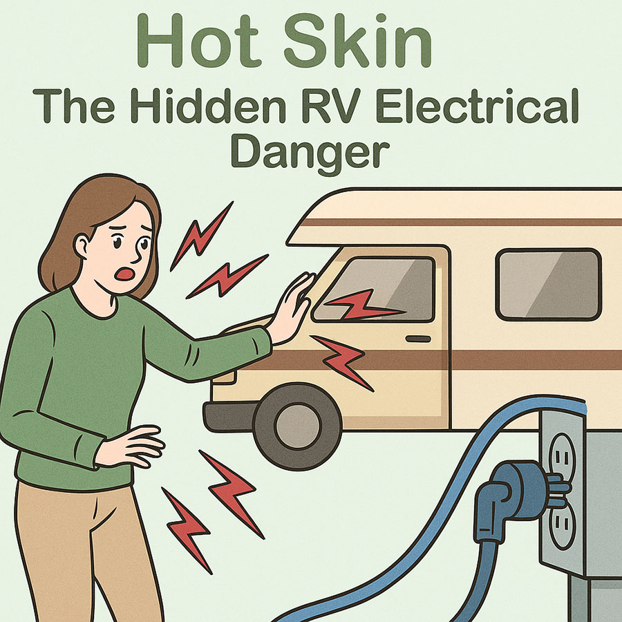 RV “Hot Skin”: The Hidden Electrical Danger That Can Shock You Through Your RV’s Frame