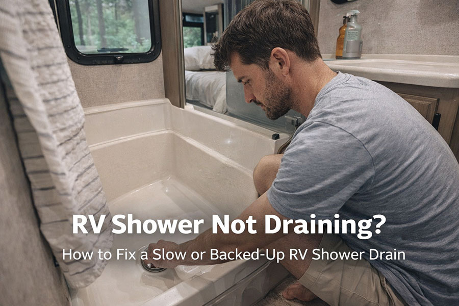 Why is My RV Shower Not Draining? Is it Clogged? How Do I Fix it?
