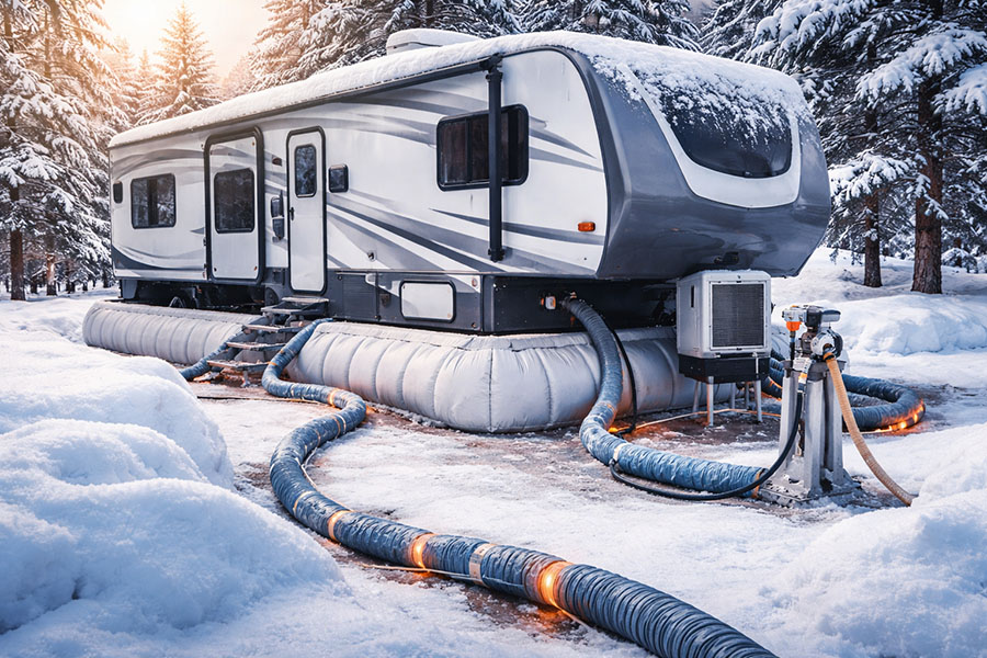RV Sewer Hose & Holding Tank Freezing: What Breaks First, What Not to Do, and How to Safely Thaw Things Out