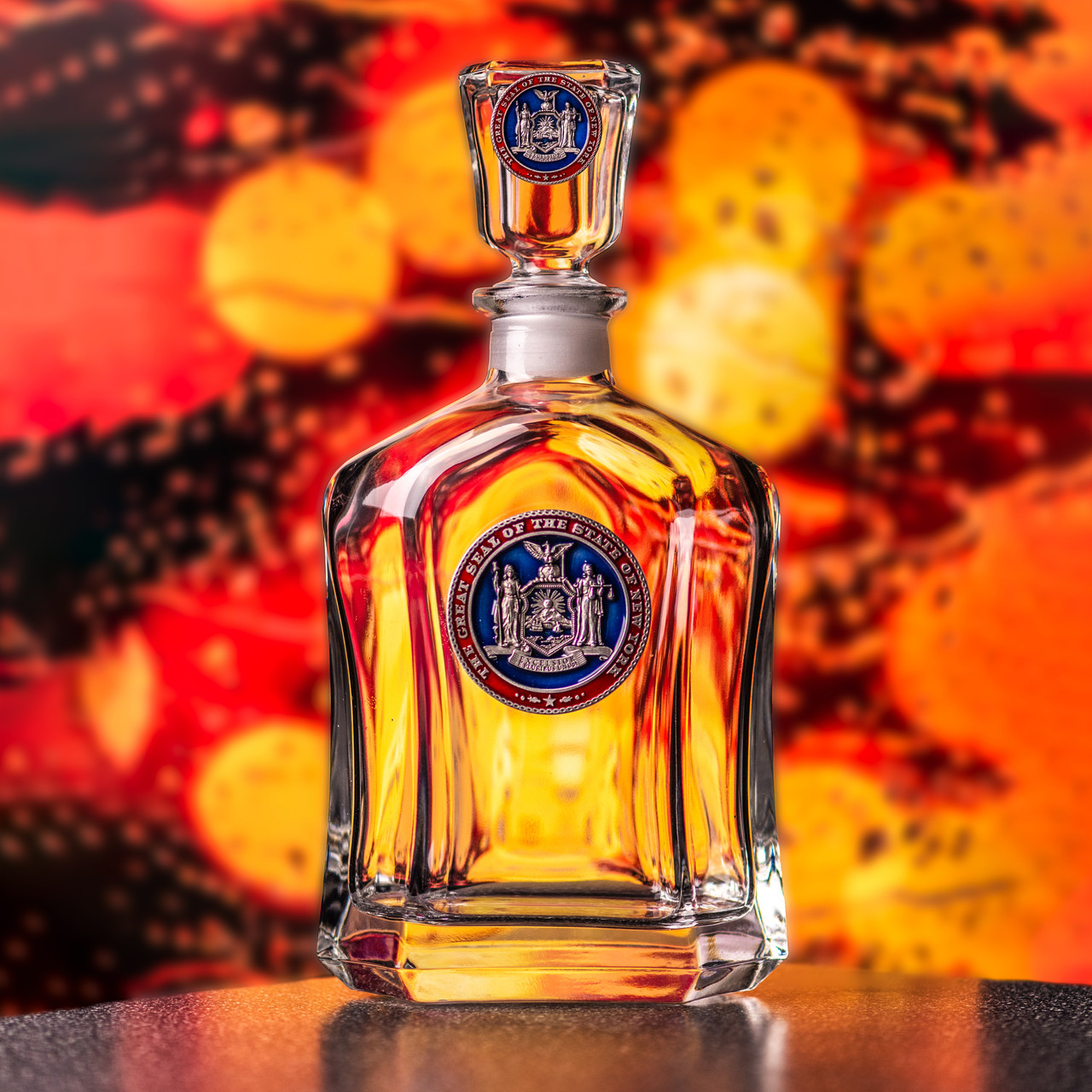 New York State Capitol Store State Seal Decanter