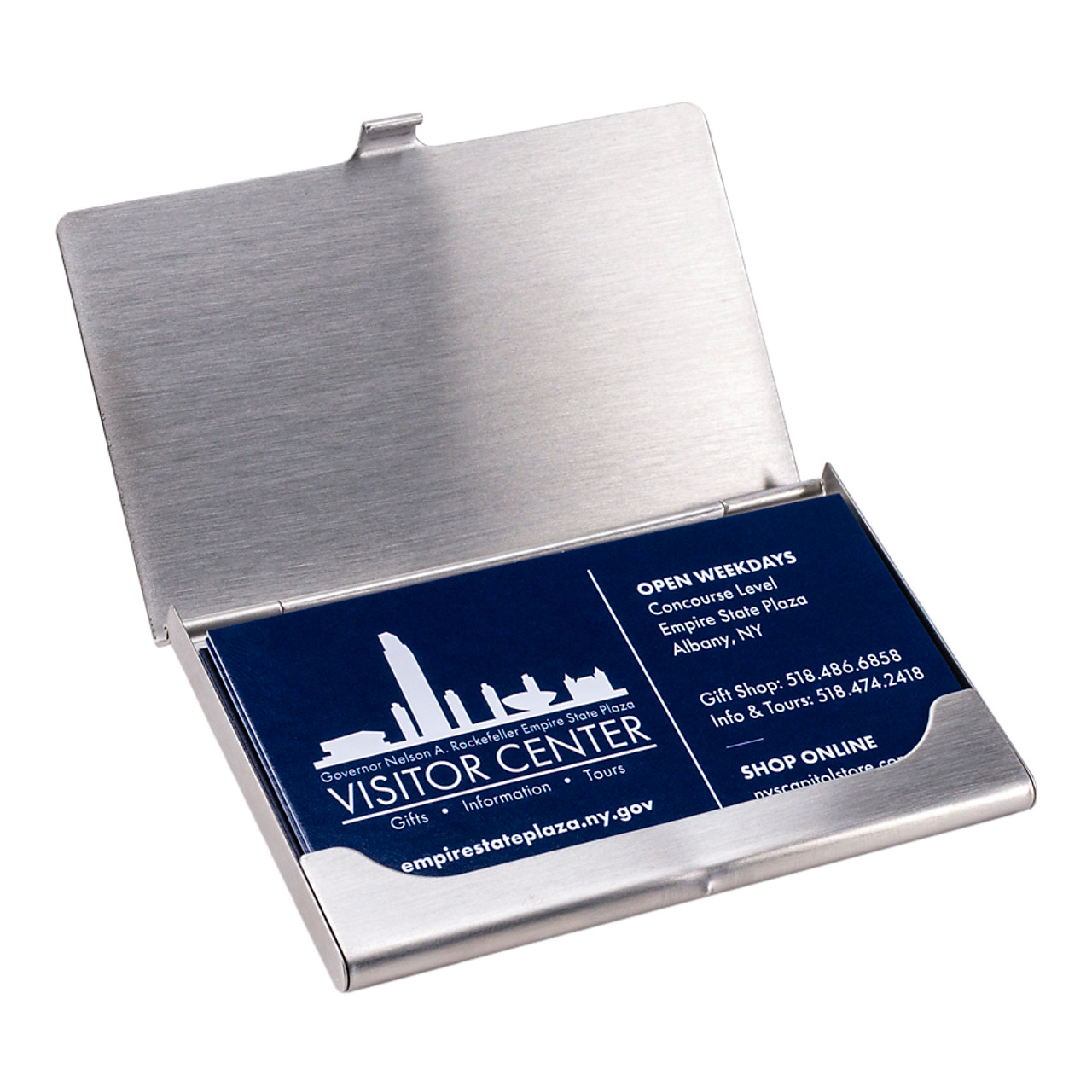 Aluminum Business Card Holder 