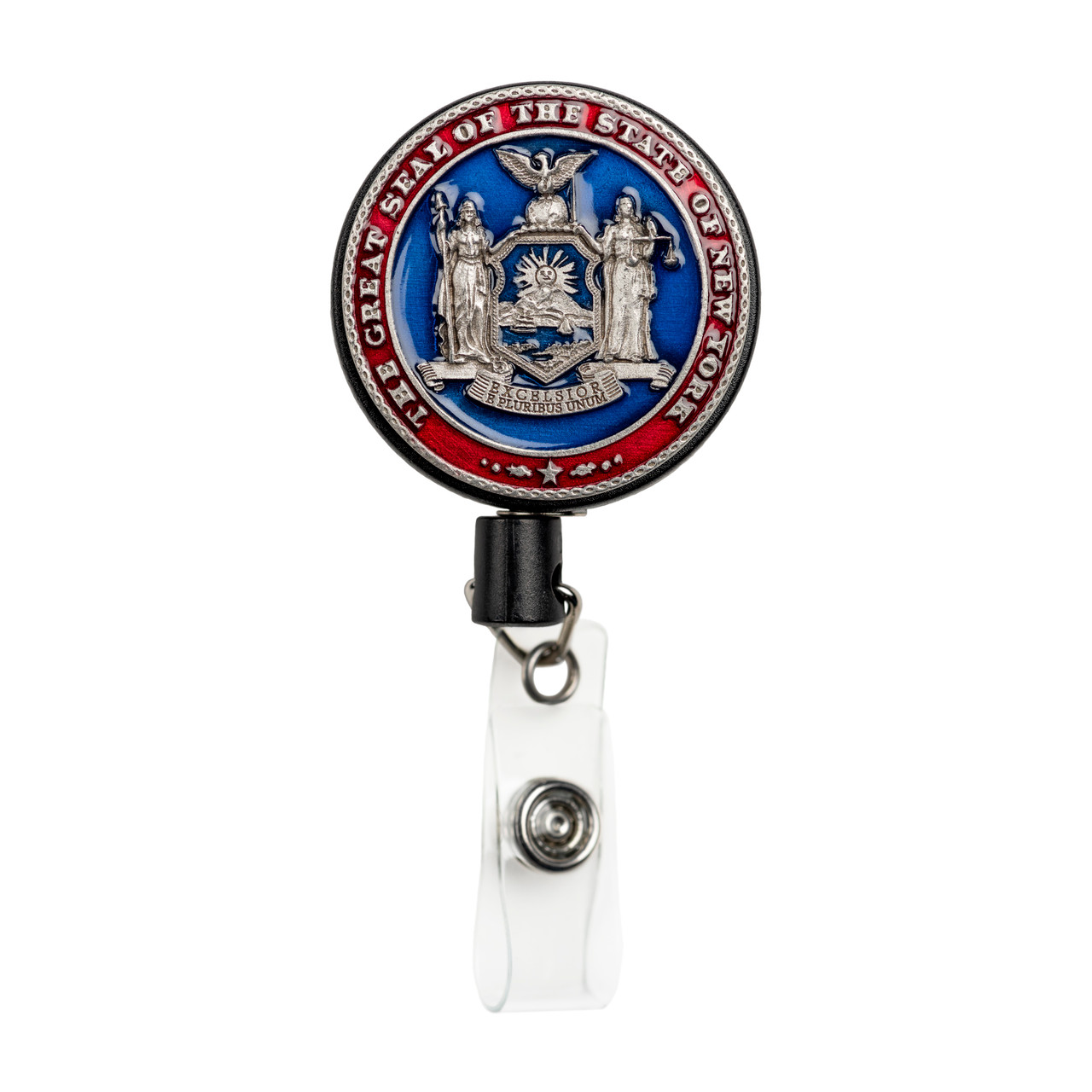 Badge Reel, State Seal, Enamel Pewter - The Official Online Store