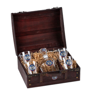 Decanter Gift Set, State Seal, Pewter Decanter Gift Set, State Seal, Pewter