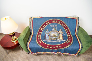 State Seal Tapestry Throw