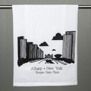 Empire State Plaza Tea Towel Empire State Plaza Tea Towel