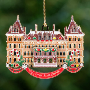 New York State Capitol Gingerbread Ornament