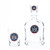 Decanter Gift Set, State Seal, Pewter Decanter Gift Set, State Seal, Pewter