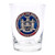 Double Old Fashioned Glass Pewter State Seal