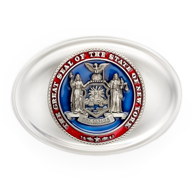 Paperweight, State Seal, Pewter
