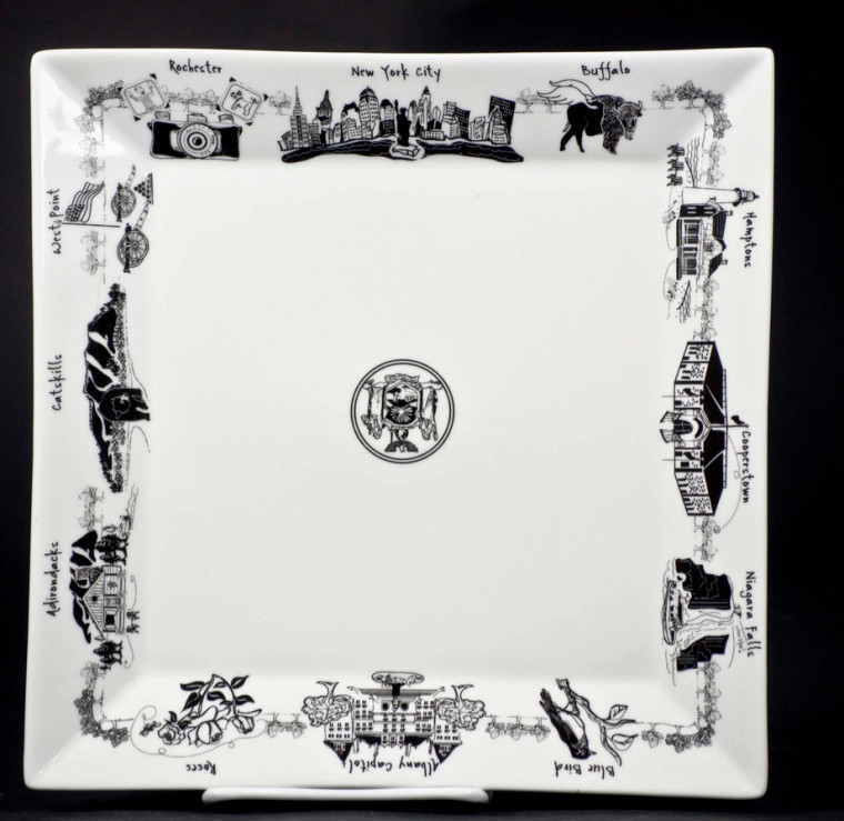 Souvenir Of New York Plate