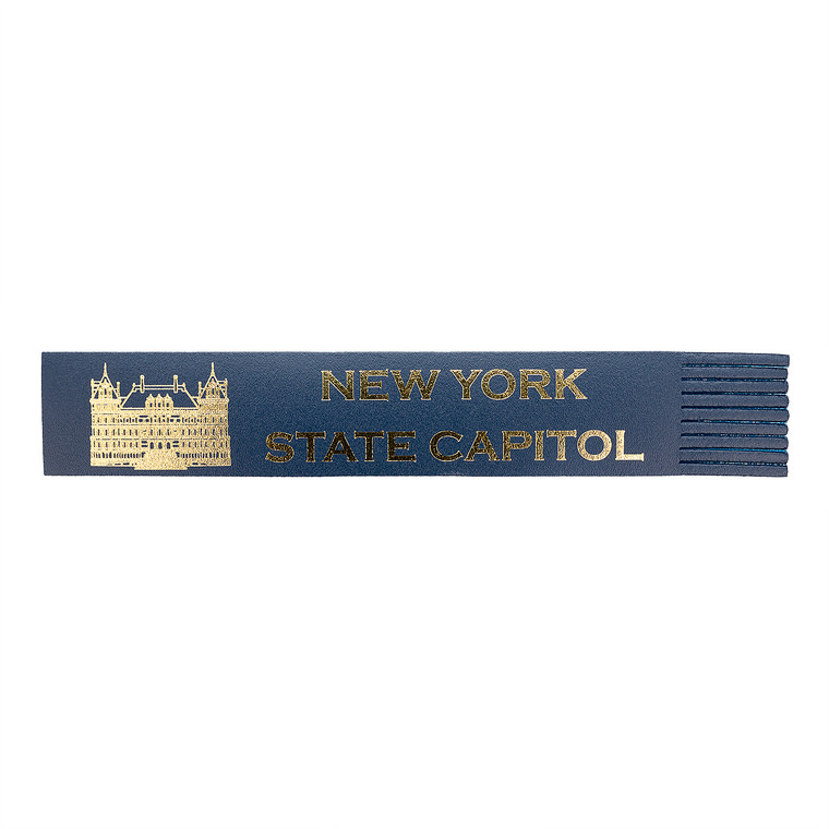Leather Bookmark of New York State Capitol