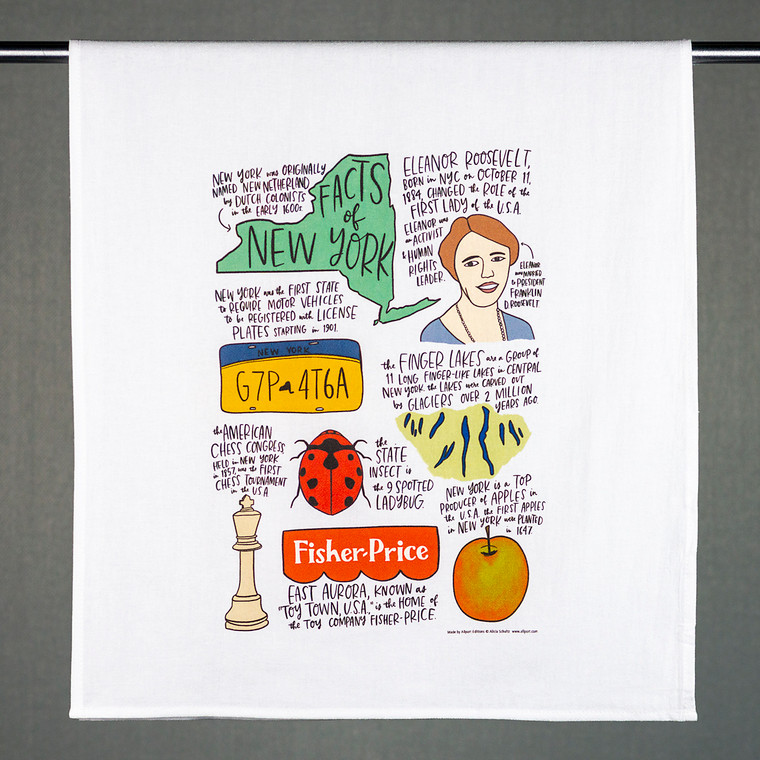 Facts Of New York Kitchen Towel