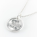 Get Shit Done Love Wax Seal Necklace