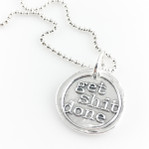 Get Shit Done Wax Seal Necklace