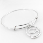 Gratitude Symbol Bangle Bracelet
