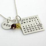 Mark Your Calendar Necklace with Graduation Charm