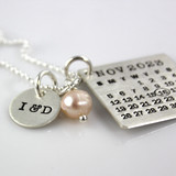 Mark Your Calendar Necklace with You & Me Charm