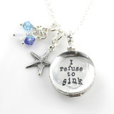 Simply Charming Glass Locket Personalized Necklace with Starfish Simply Charming Glass Locket Personalized Necklace with Starfish