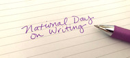 Celebrating National Day on Writing [October 20th]