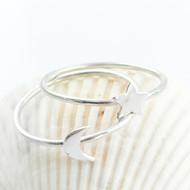 Sun, Moon and Infinity Sterling Silver Rings Now Available!