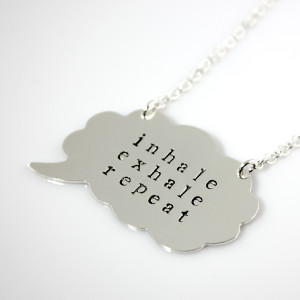 Tattle Tales Personalized Thought Bubble Necklace