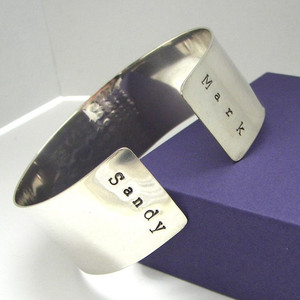 Mark Your Calendar Cuff Bracelet with names
