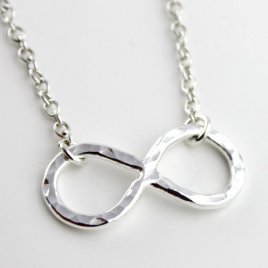 Infinity Symbol Fine Silver Necklace