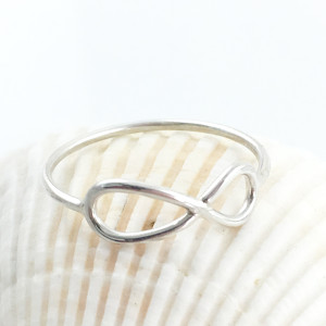 Infinity Ring in Sterling Silver