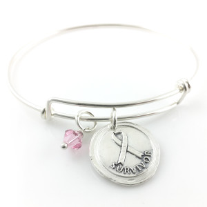 Survivor | Awareness Ribbon Bangle Bracelet