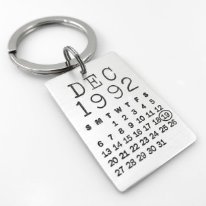 Mark Your Calendar Key Chain - larger