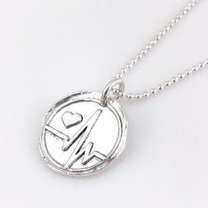 Heartbeat Wax Seal Necklace