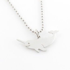 Narwhal Simple Charm Necklace (clearance)