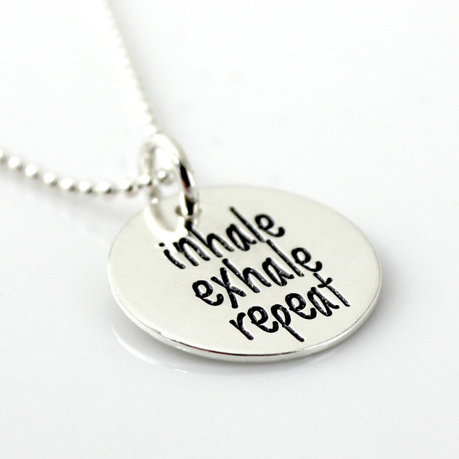 Inhale Exhale Repeat Necklace