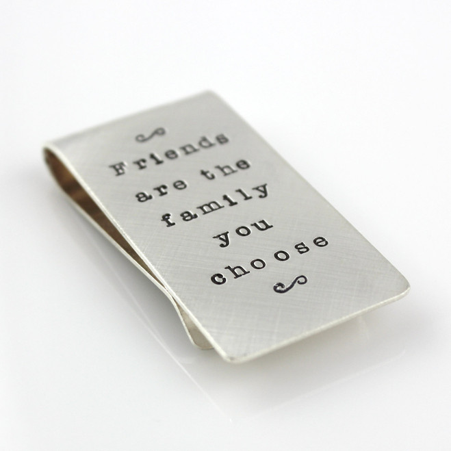 Personalized Sterling Silver Money Clip