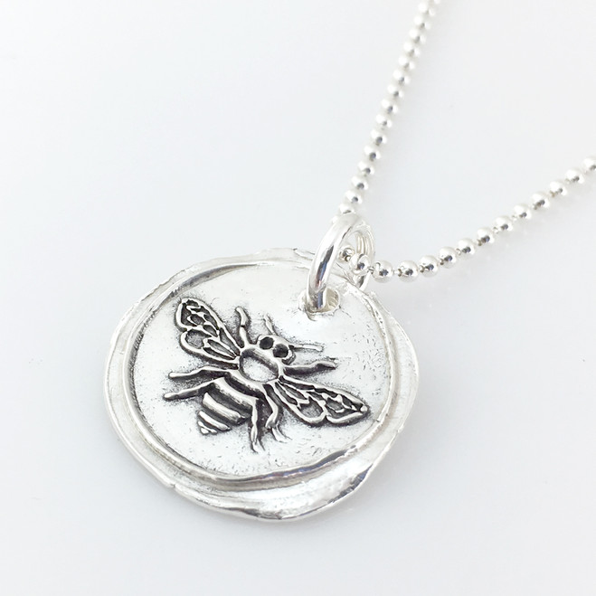 Honey Bee | Wax Seal Inspired Necklace